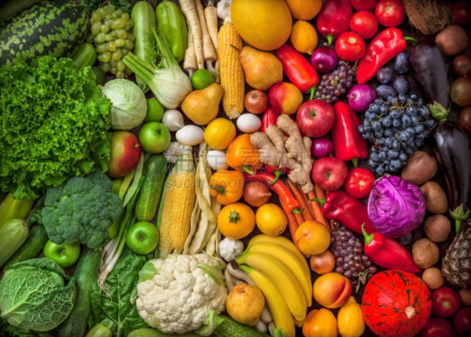 蔬菜 水果 色彩鲜艳图片素材