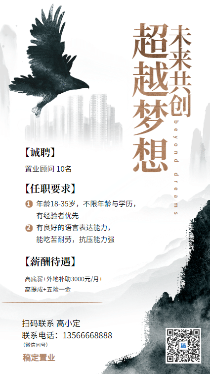 这些招聘导购文案海报模板绝对不容错过