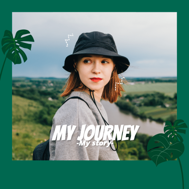 简约绿色晒图晒照PLOG预览效果