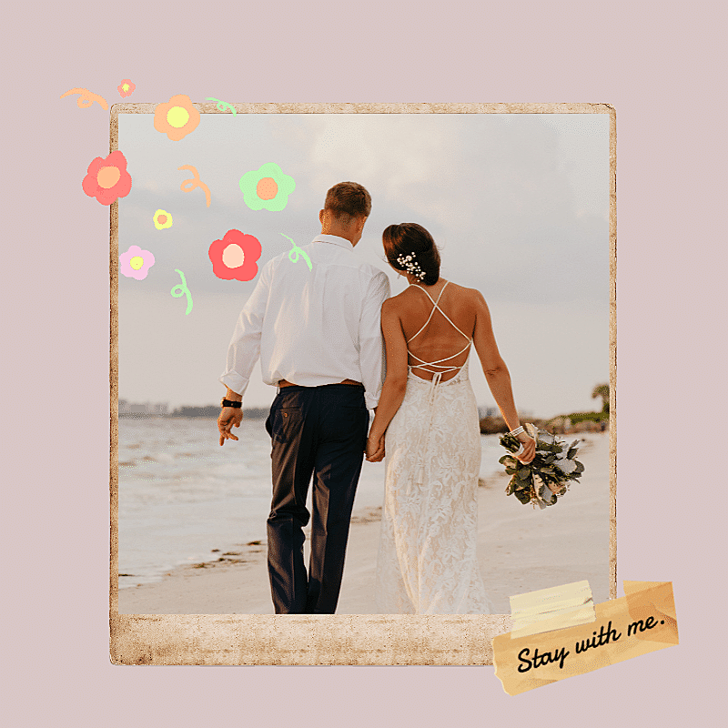 Love Couple Mark Template