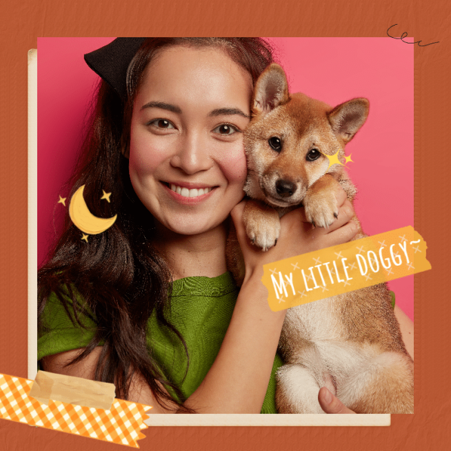 Cute Pet Mark Template预览效果