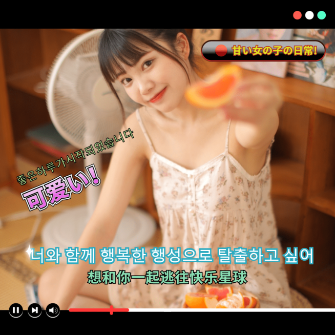 韩国综艺风预览效果