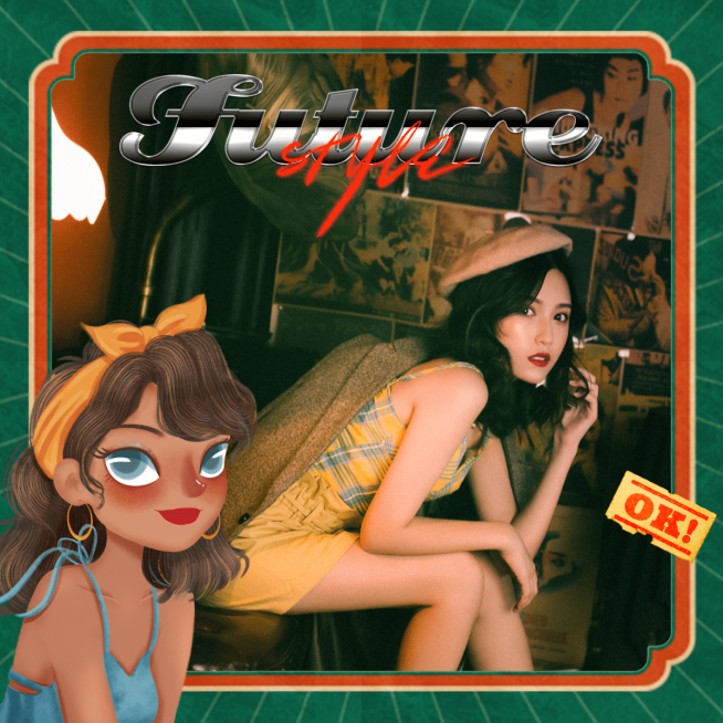 复古少女晒图晒照PLOG预览效果