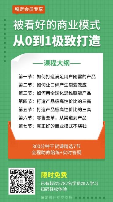 商业课程/课程大纲/社交零售海报预览效果