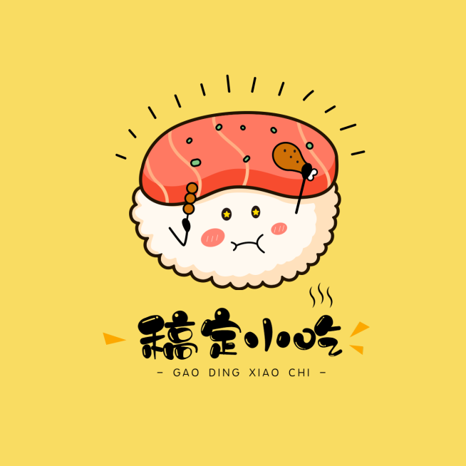 logo头像餐饮通用头像卡通可爱店标预览效果