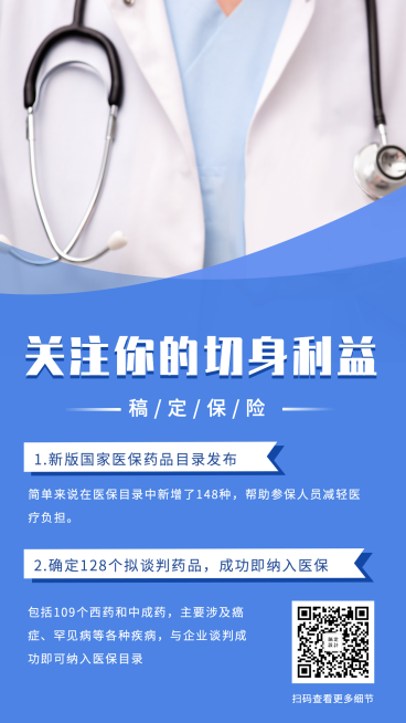金融保险热点事件关注你的切身利益手机海报预览效果