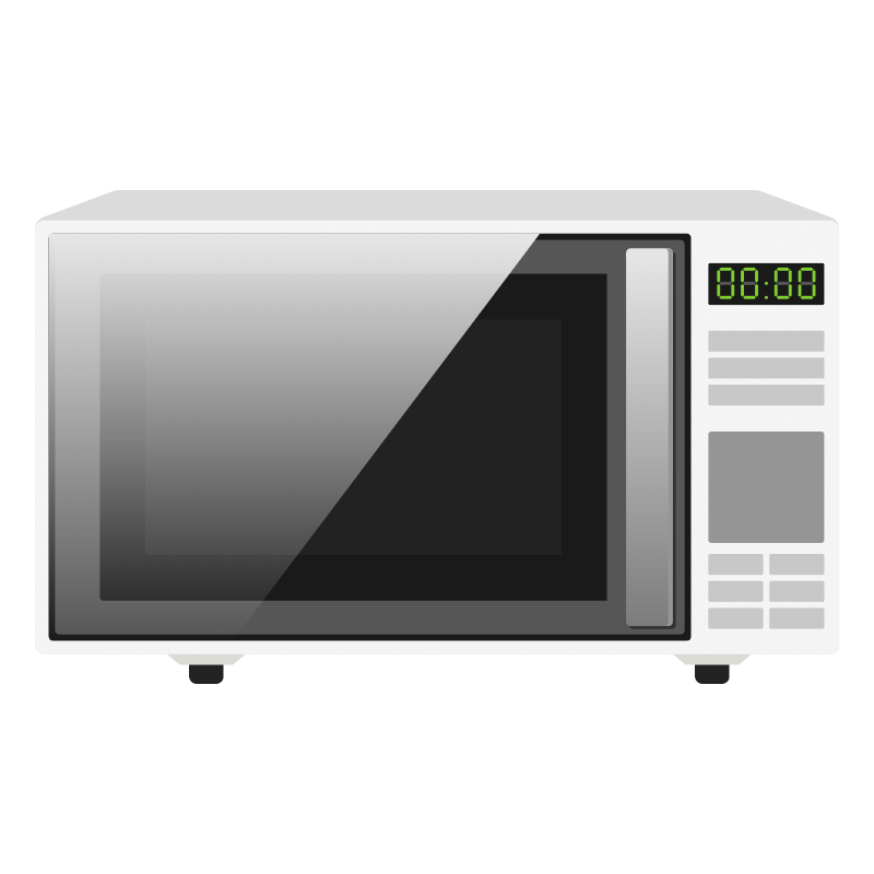 扁平风家用电器套系-SVG-微波炉
