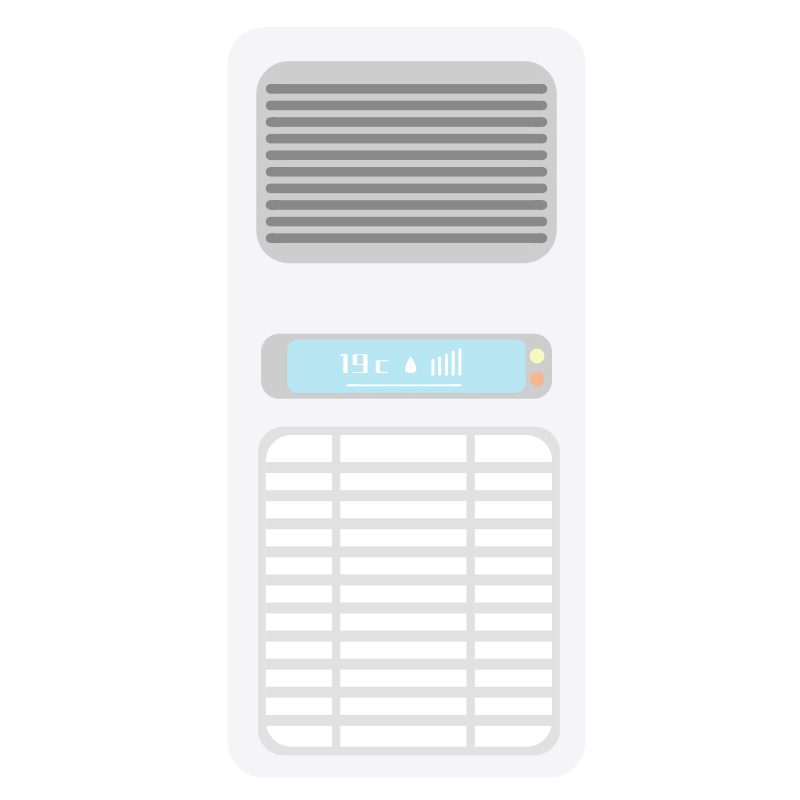 扁平风家居生活电器-svg-空调预览效果