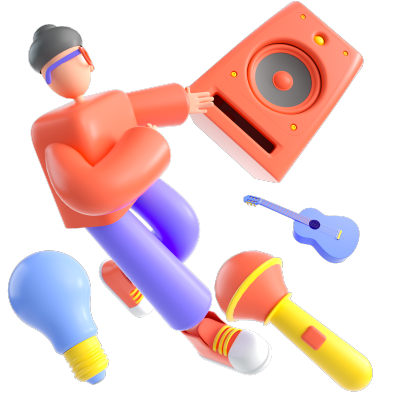 C4D-3D人物场景插画4