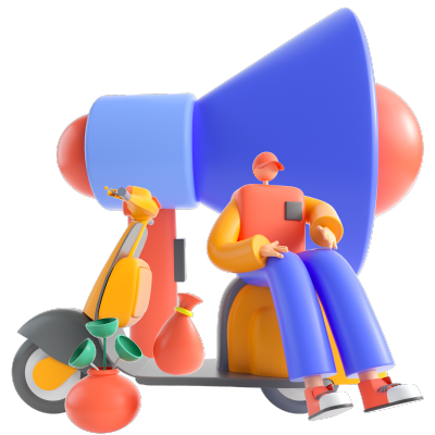 C4D-3D人物场景插画5