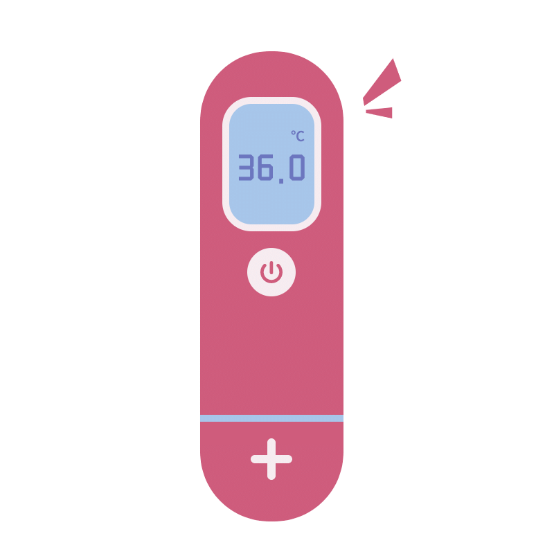 医疗元素用品贴纸-svg-测温枪