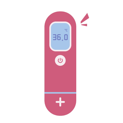 医疗元素用品贴纸-svg-测温枪
