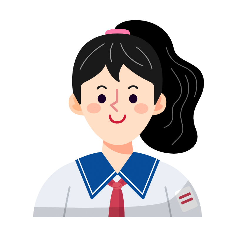 icon-人物头像元素-女学生_模板素材-稿定设计