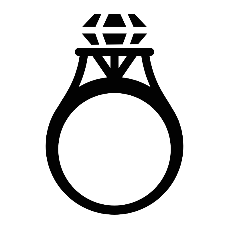 面性icon-首饰元素图形-戒指_模板素材-稿定设计