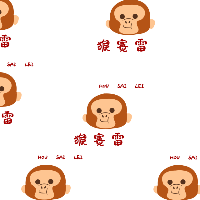 手绘-图案文字组合马赛克