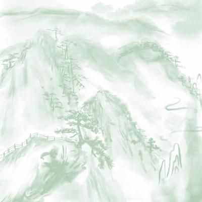 手绘-背景套系-中国风主题