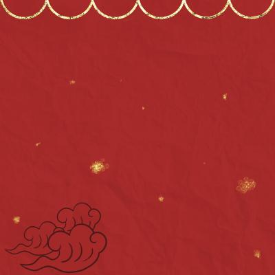 手绘-中国风元素背景-祥云