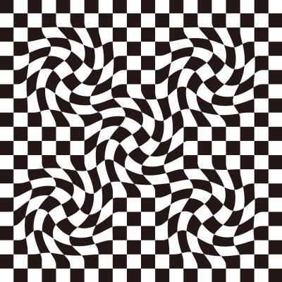 手绘-棋盘格元素