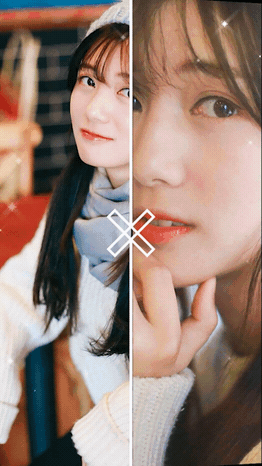 文体娱乐晒照卡点翻转竖版视频