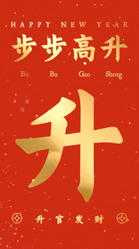 春节祝福喜庆中国风竖版视频