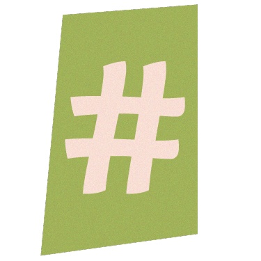 Pound Sign Sticker