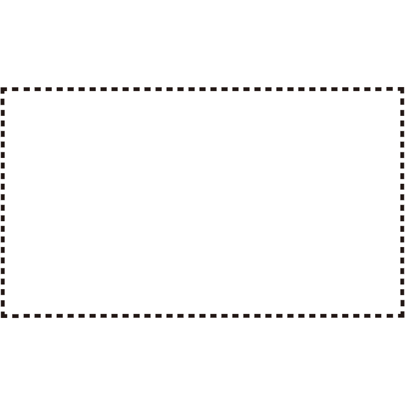 基础几何图形元素-虚线长方形预览效果