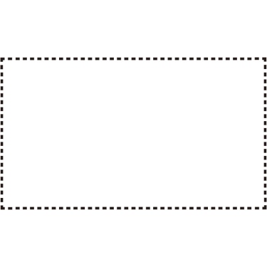 基础几何图形元素-虚线长方形