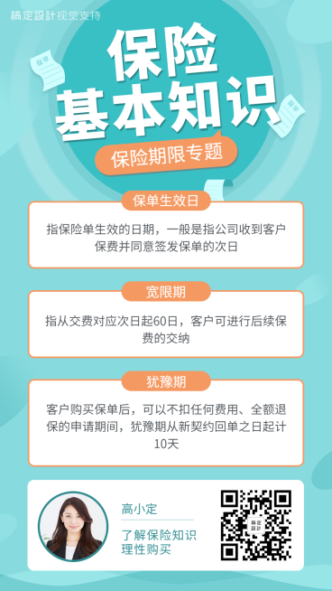 金融保险知识百科海报预览效果