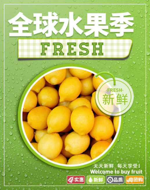 全球水果季/水果海报预览效果