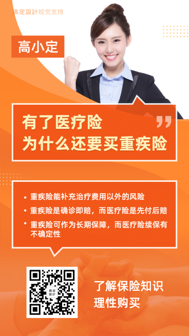 医疗险重疾险知识百科海报预览效果