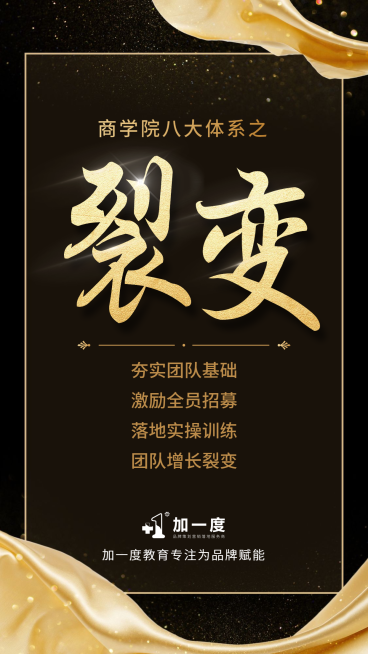 加一度裂变宣传海报预览效果
