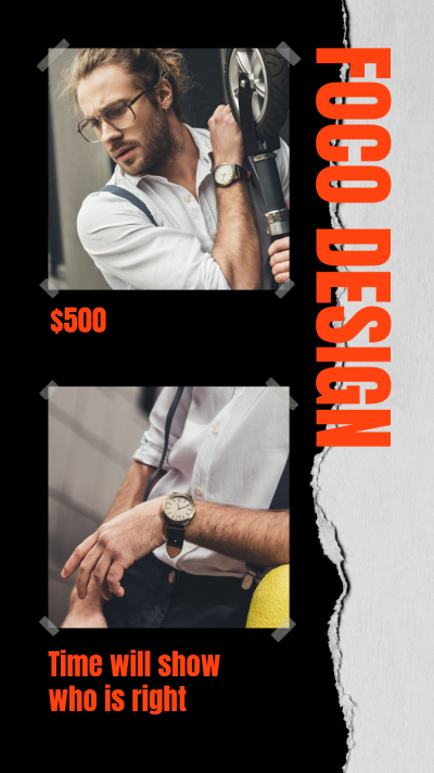 Men's Fashion Promo Ecommerce Story