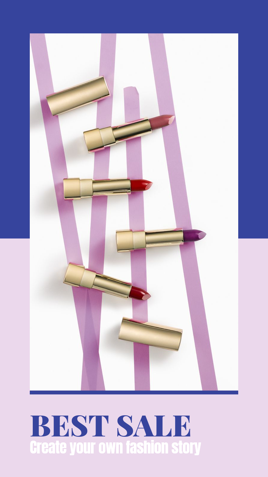 Simple Fashion Lipsticks Hot Sale Recommendation Instagram Story预览效果
