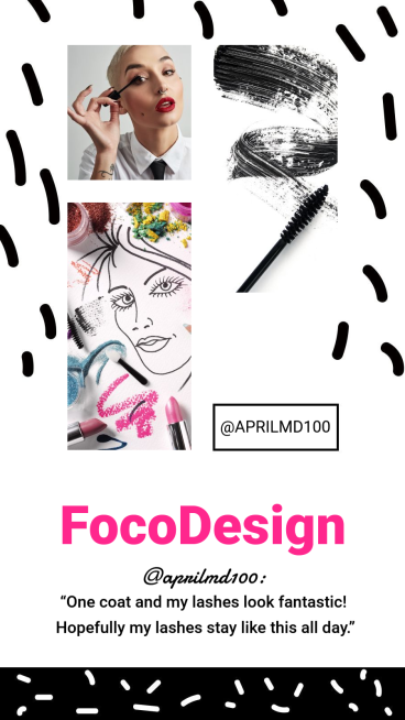 Mascara Product Review Customer Feedback Beauty Cosmetics Makeup Ecommerce Story预览效果