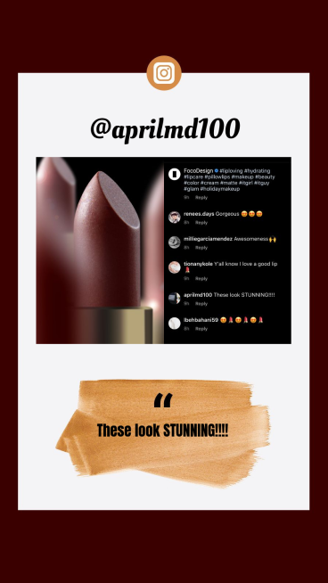 Lipsticks Product Reviews Customer Feedback Ecommerce Story预览效果