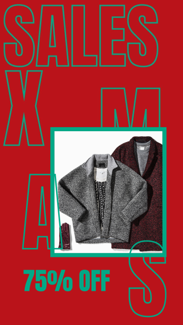 Fashion Christmas Apparel Gifts Sale Instagram Story预览效果
