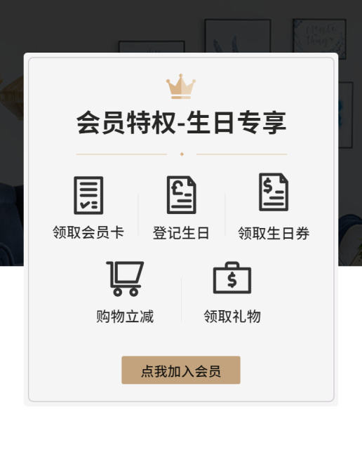 VIP会员卡海报预览效果