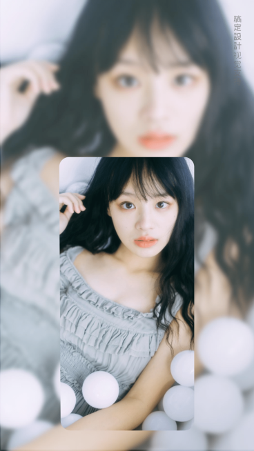 少女清新桌面海报预览效果