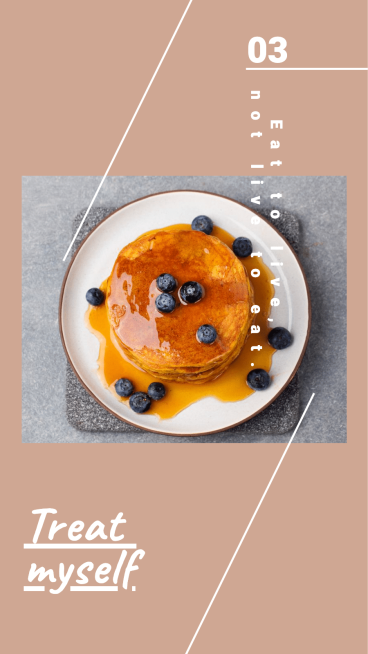 Delicious Food Record Sausage Honey Dessert Art Simple Fashion Style Instagram Story预览效果