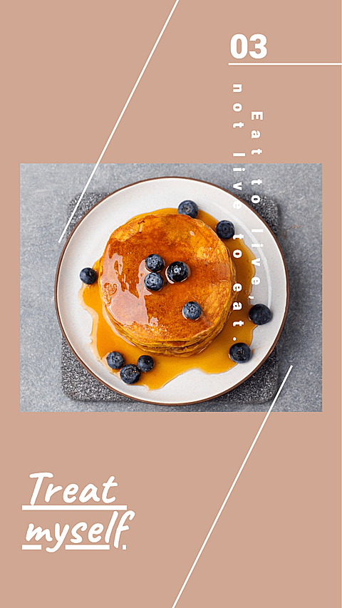 Delicious Food Record Sausage Honey Dessert Art Simple Fashion Style Instagram Story