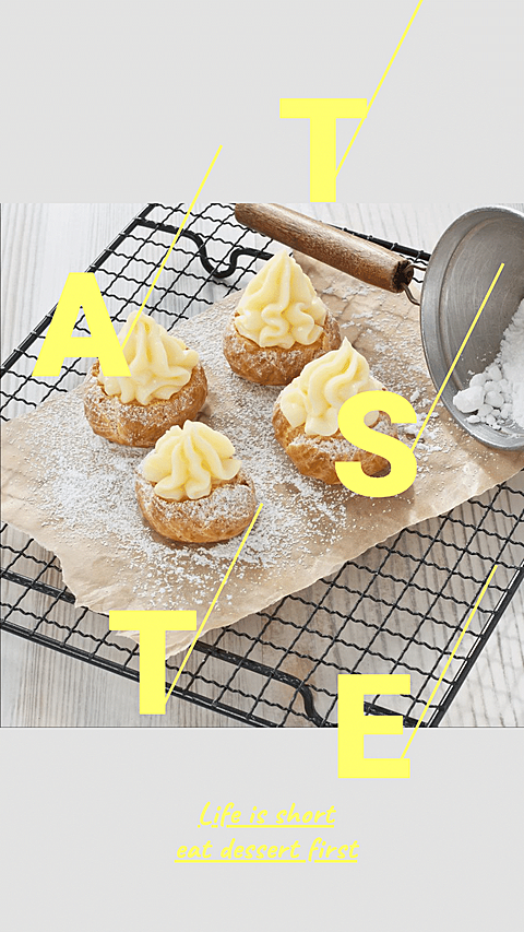 Delicious Food Sharing Cookie Simple Style Ecommerce Story