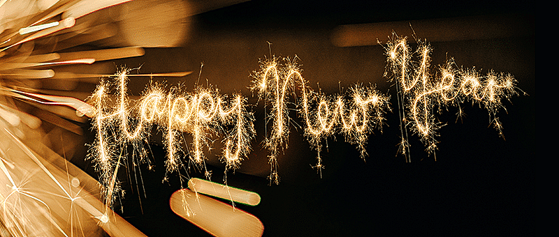 春节新年快乐烟花字公众号首图