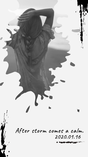 Travel Record Black White English Illustration Simple Fashion Style Poster Instagram Story预览效果