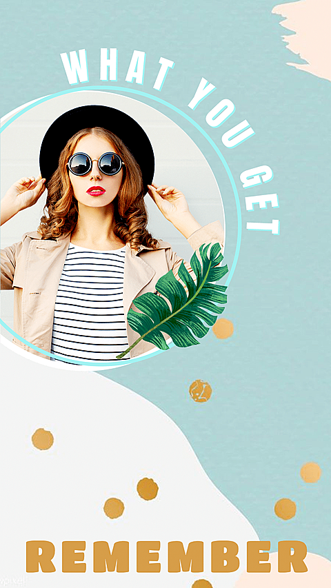 Personal Photo Clothing Match Simple Fashion Style Instagram Story