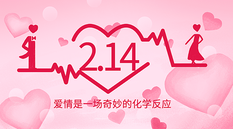 情人节甜蜜横版海报