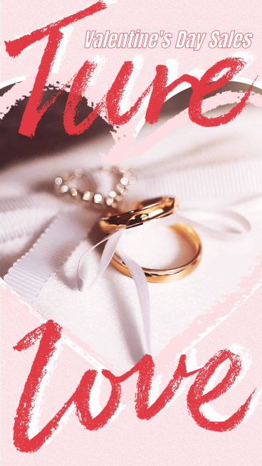 Fashion Valentine's Day Accessories Ring Promo Instagram Story预览效果