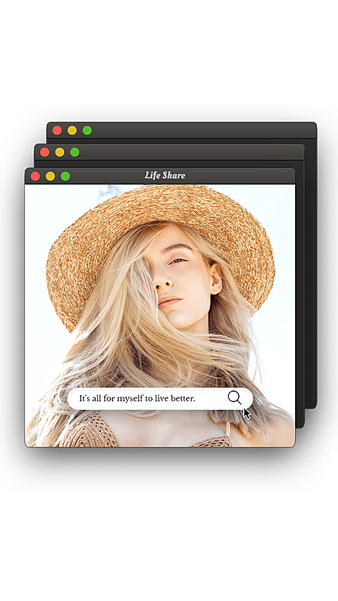 Interface Simulation Hat Woman Life Moment Instagram Story