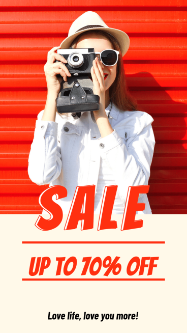 Valentine's Day Sale Discount Promotion Ecommerce Story预览效果