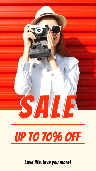 Valentine's Day Sale Discount Promotion Ecommerce Story