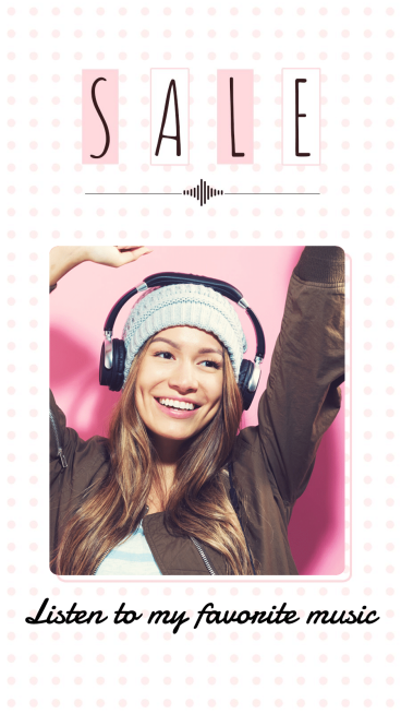 Valentine's Day Headset Sale Ecommerce Story预览效果